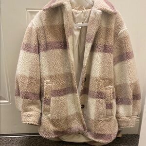 Plaid Sherpa Jacket